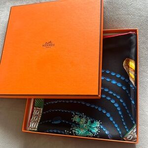 Brand new never used Hermes scarf from Paris.
